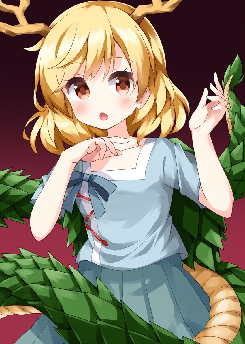 kicchou yachie (touhou) drawn by ruu_(tksymkw)