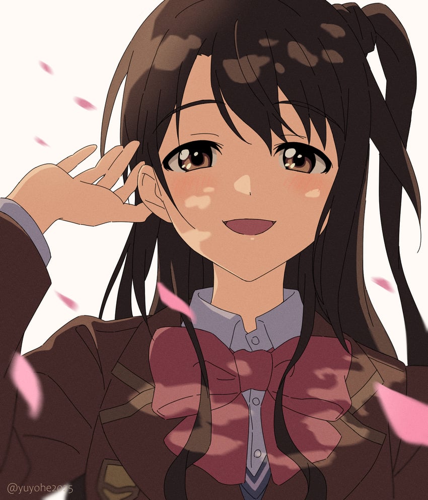 shimamura uzuki (idolmaster and 1 more) drawn by yuyohe