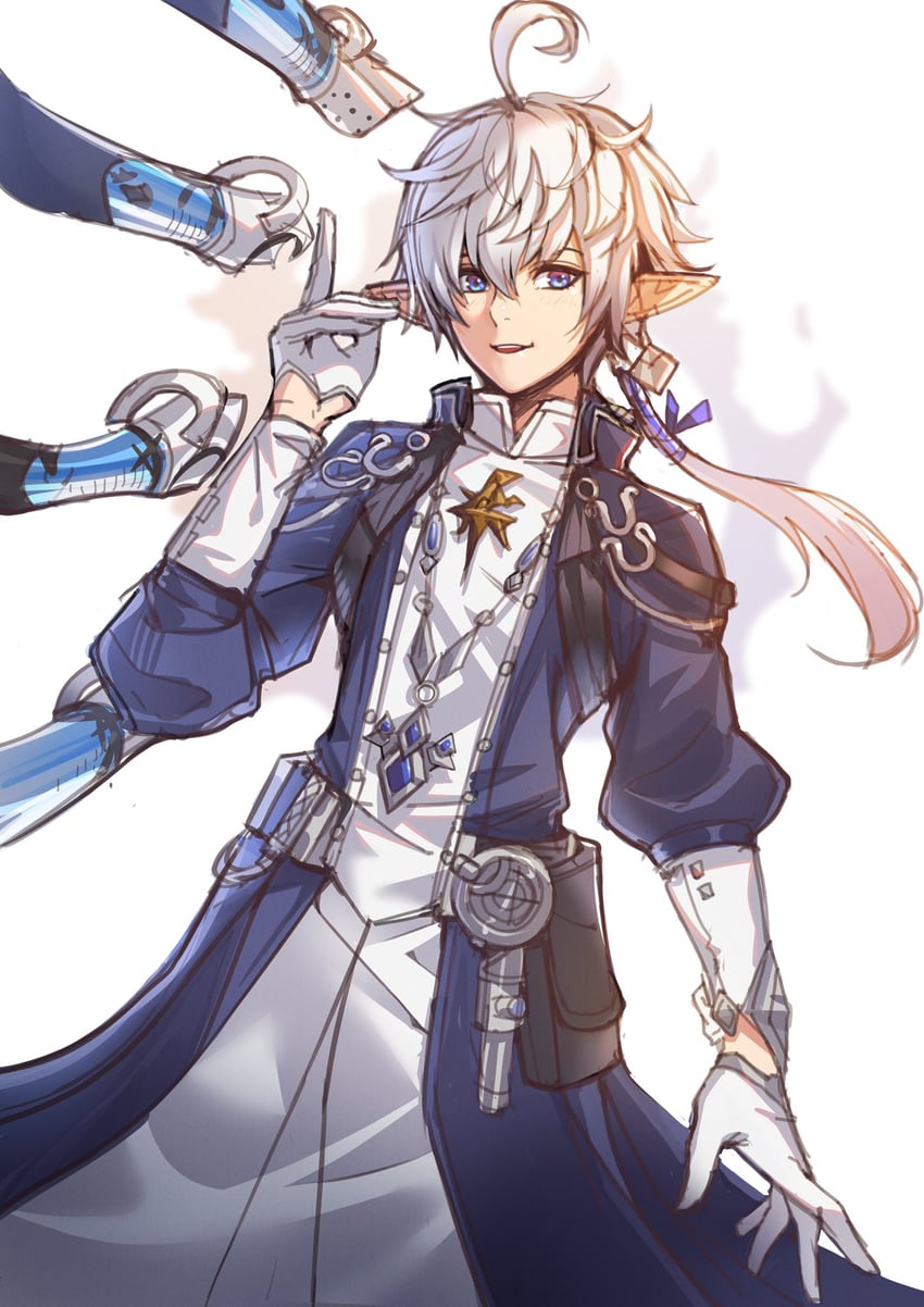 alphinaud leveilleur (final fantasy and 1 more) drawn by lukrevadraws