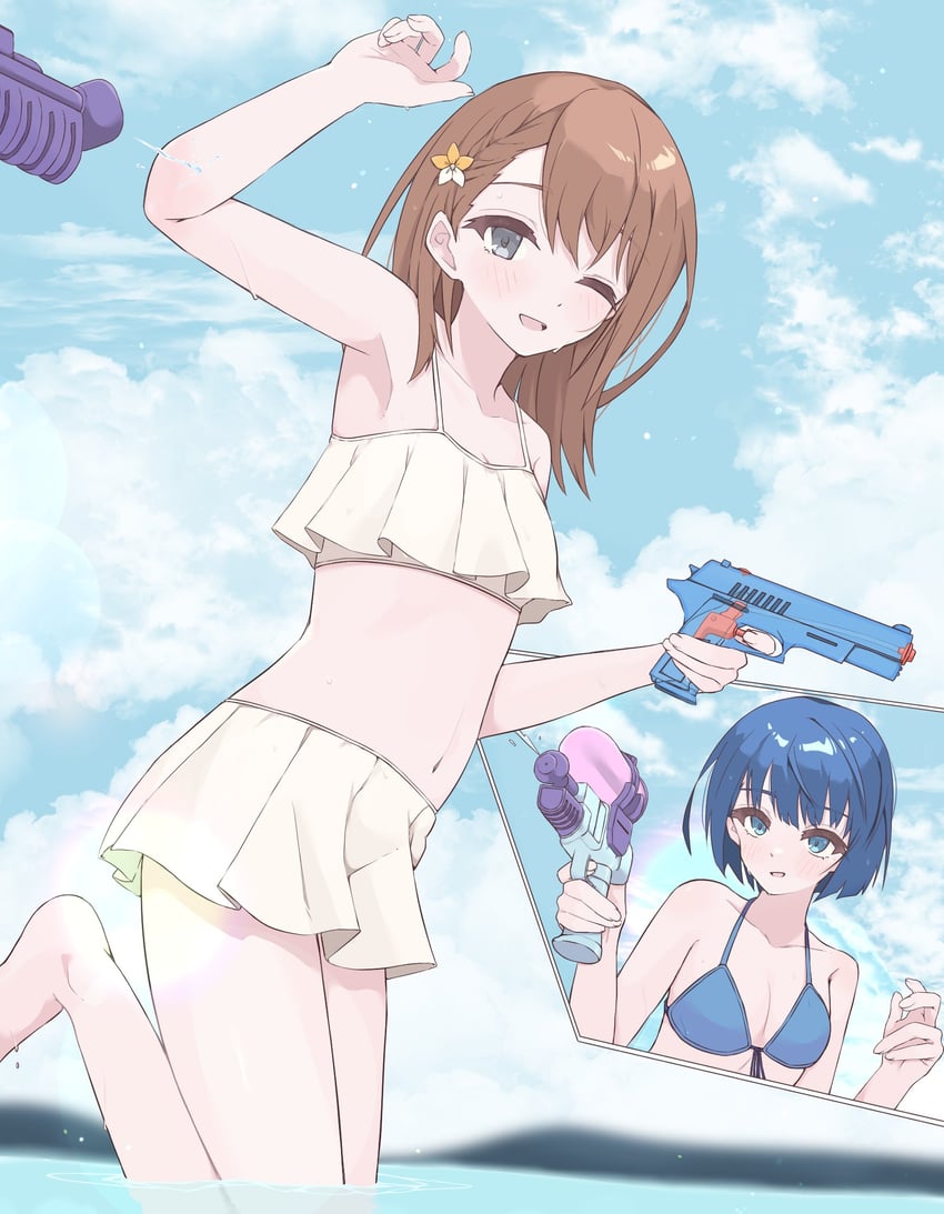 hanasato minori and kiritani haruka (project sekai) drawn by yaoi919