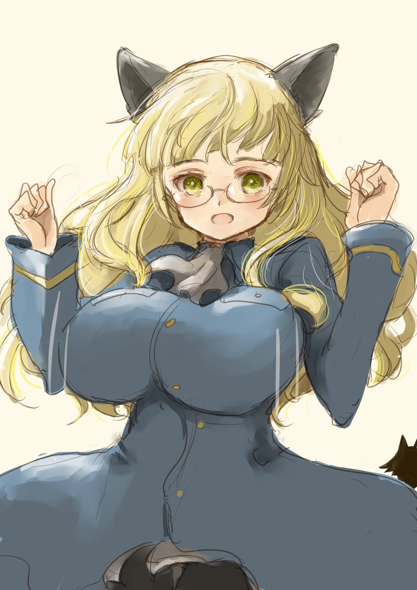 miyafuji yoshika and perrine h. clostermann (world witches series and 1 more) drawn by murayama_kei