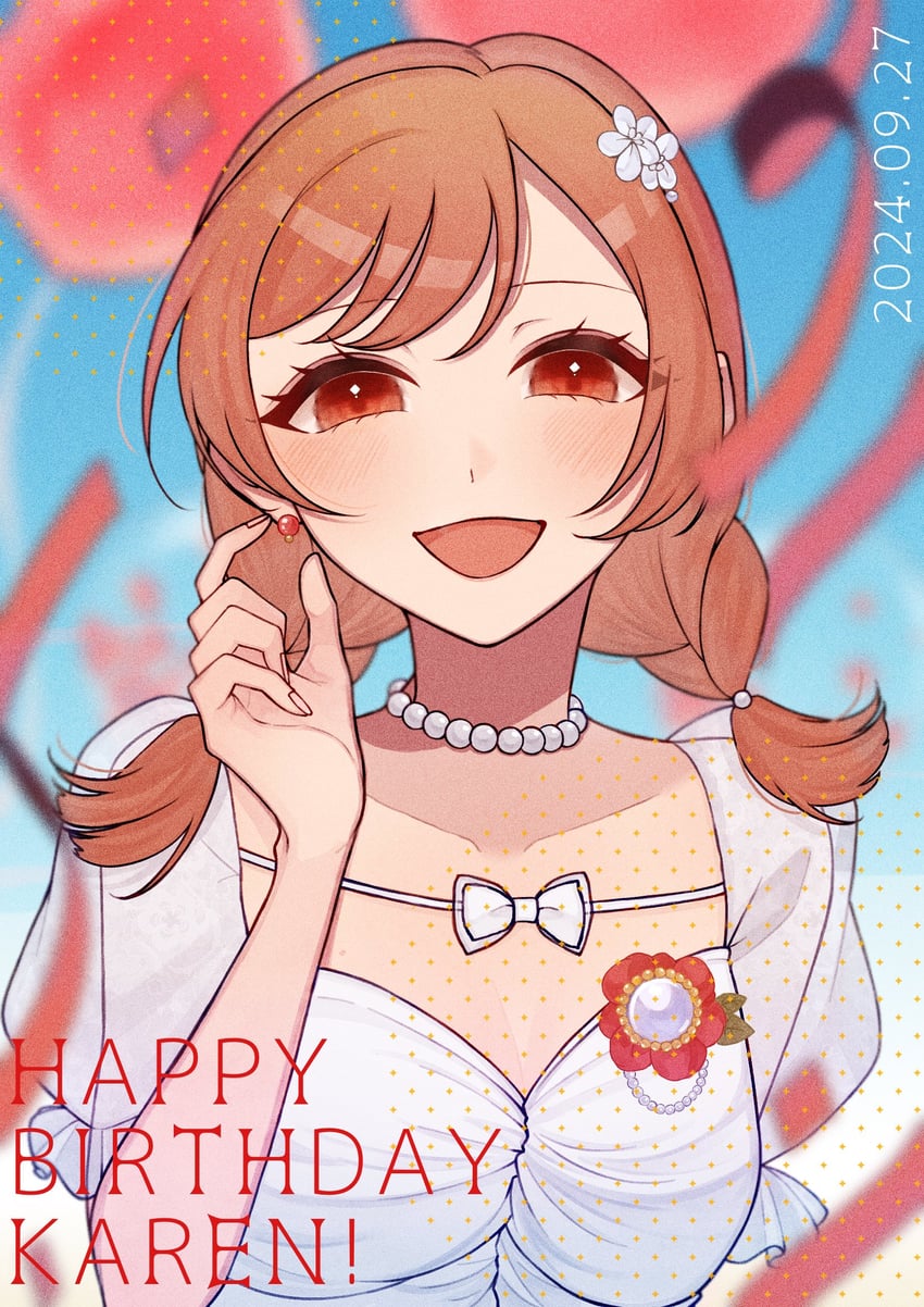 aijou karen (shoujo kageki revue starlight and 1 more) drawn by chocomint_1031