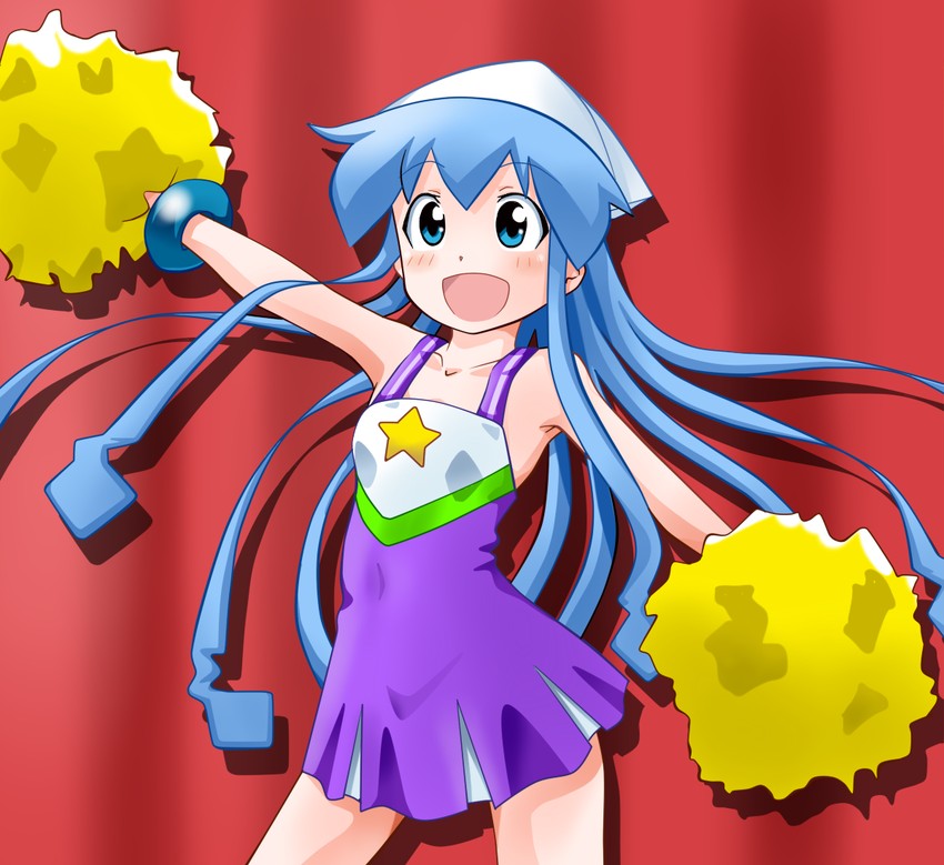 ikamusume (lucky star and 1 more) drawn by rokushaku_neko