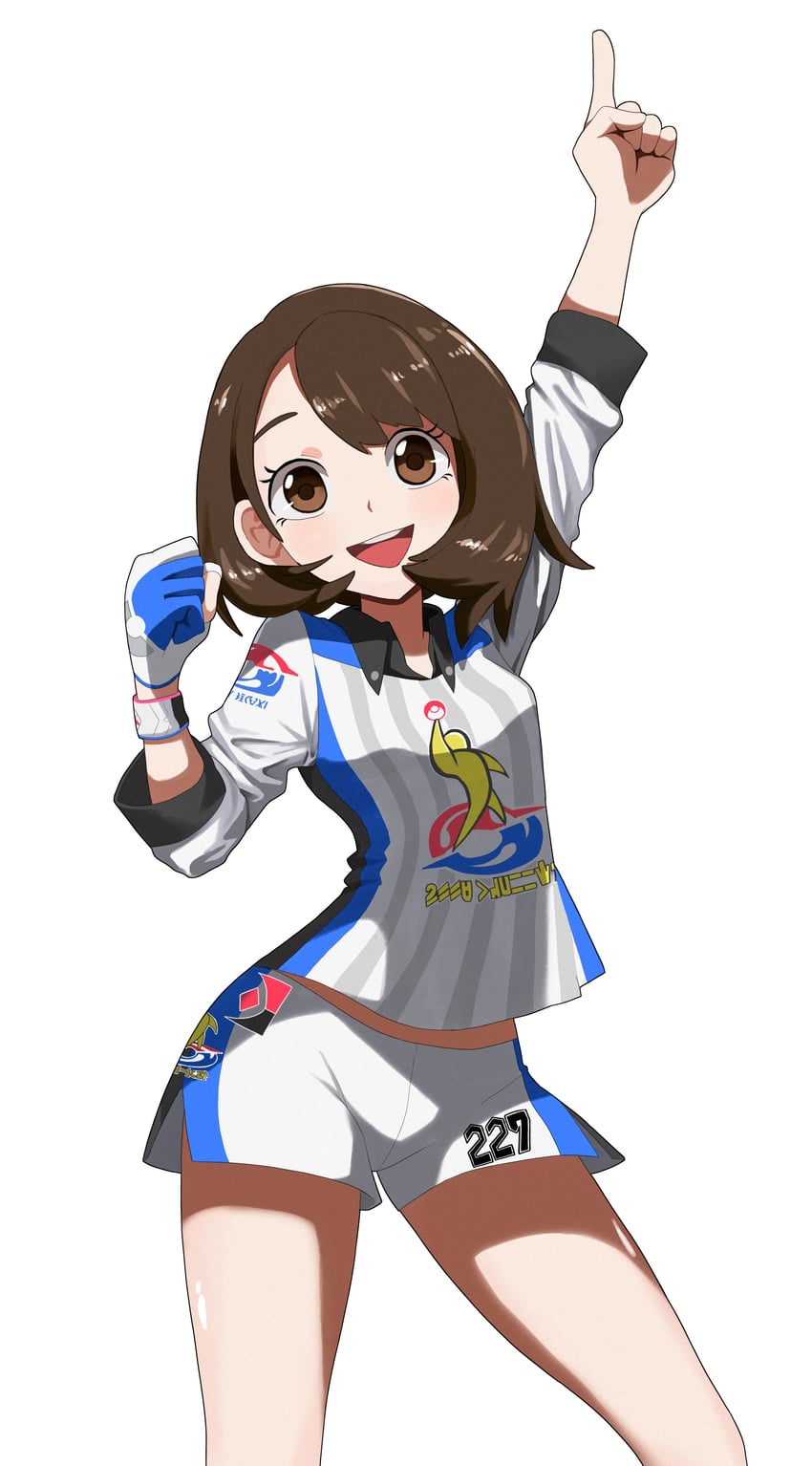 gloria (pokemon and 1 more) drawn by baeming