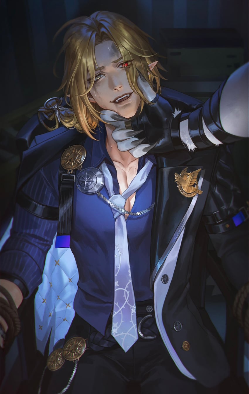 von lycaon and hugo vlad (zenless zone zero) drawn by crovius