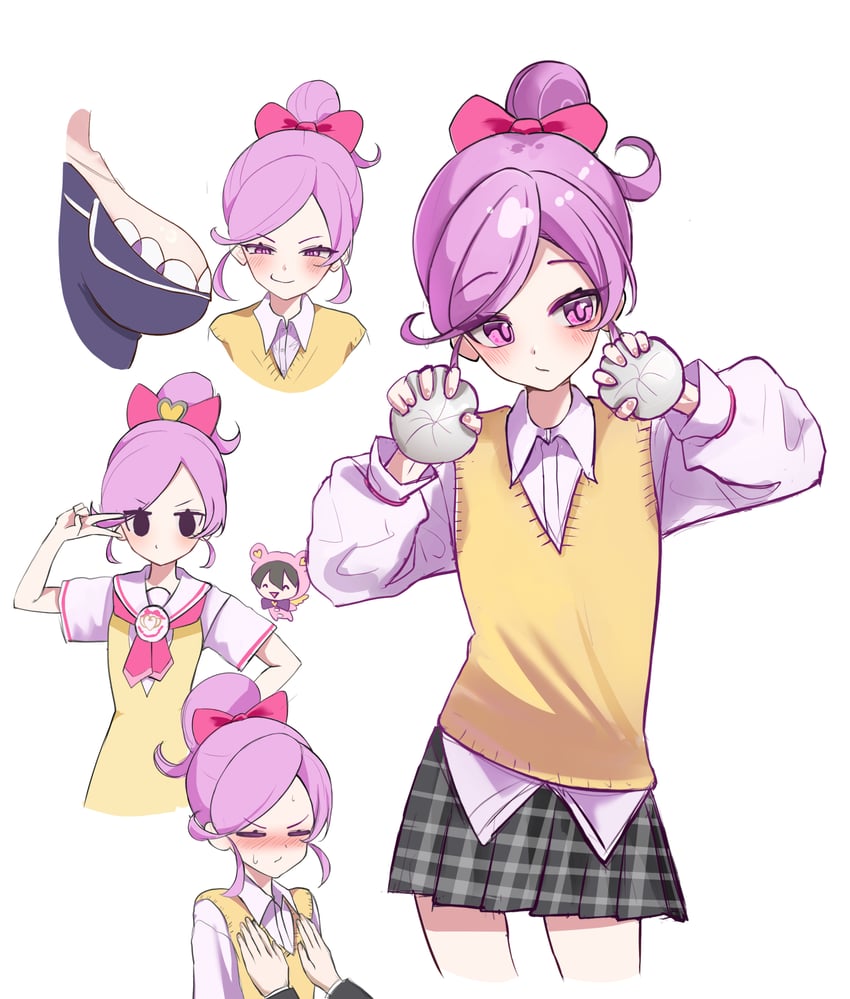 aijou rentarou, hanazono hahari, and momi momiji (kimi no koto ga dai dai dai dai daisuki na 100-nin no kanojo) drawn by ten_hwang2