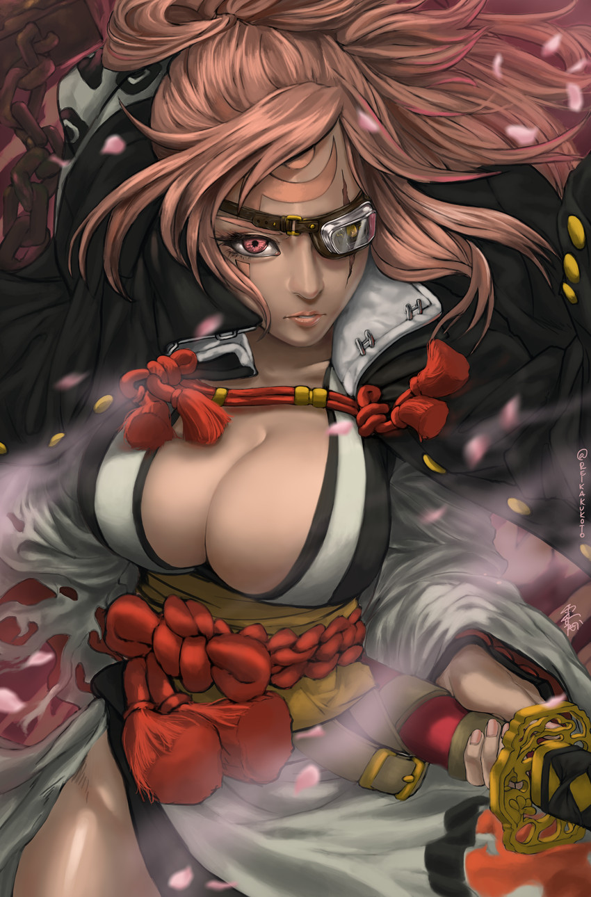baiken (guilty gear and 1 more) drawn by reikakukoto