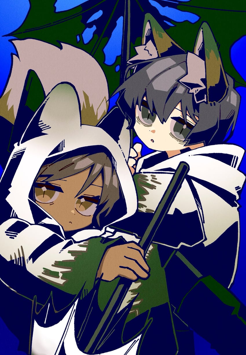 yi sang and outis (project moon and 1 more) drawn by nantekottawo!!