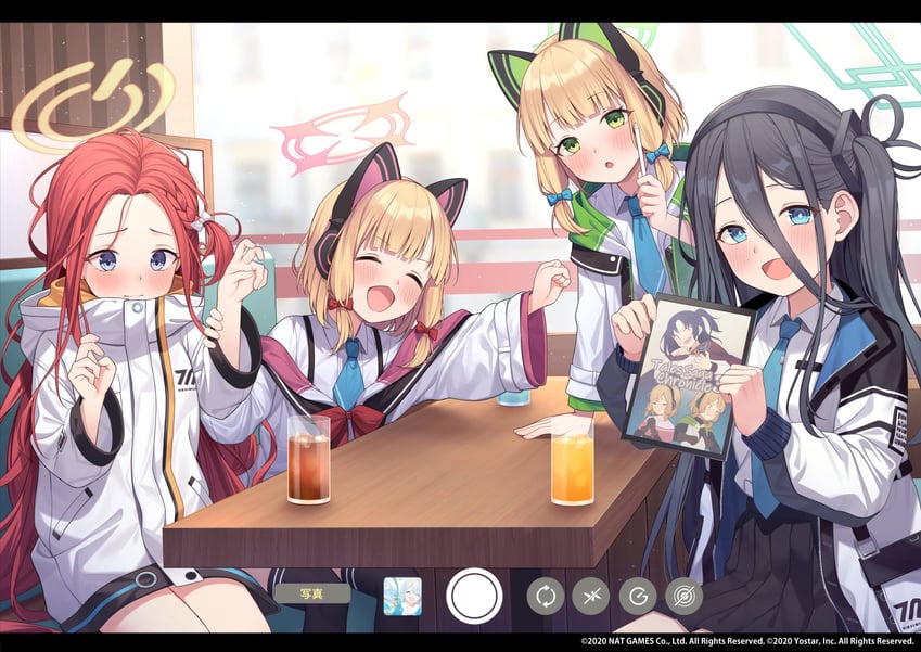 yuuka, aris, arona, momoi, midori, and 1 more (blue archive) drawn by yukiyama_momo