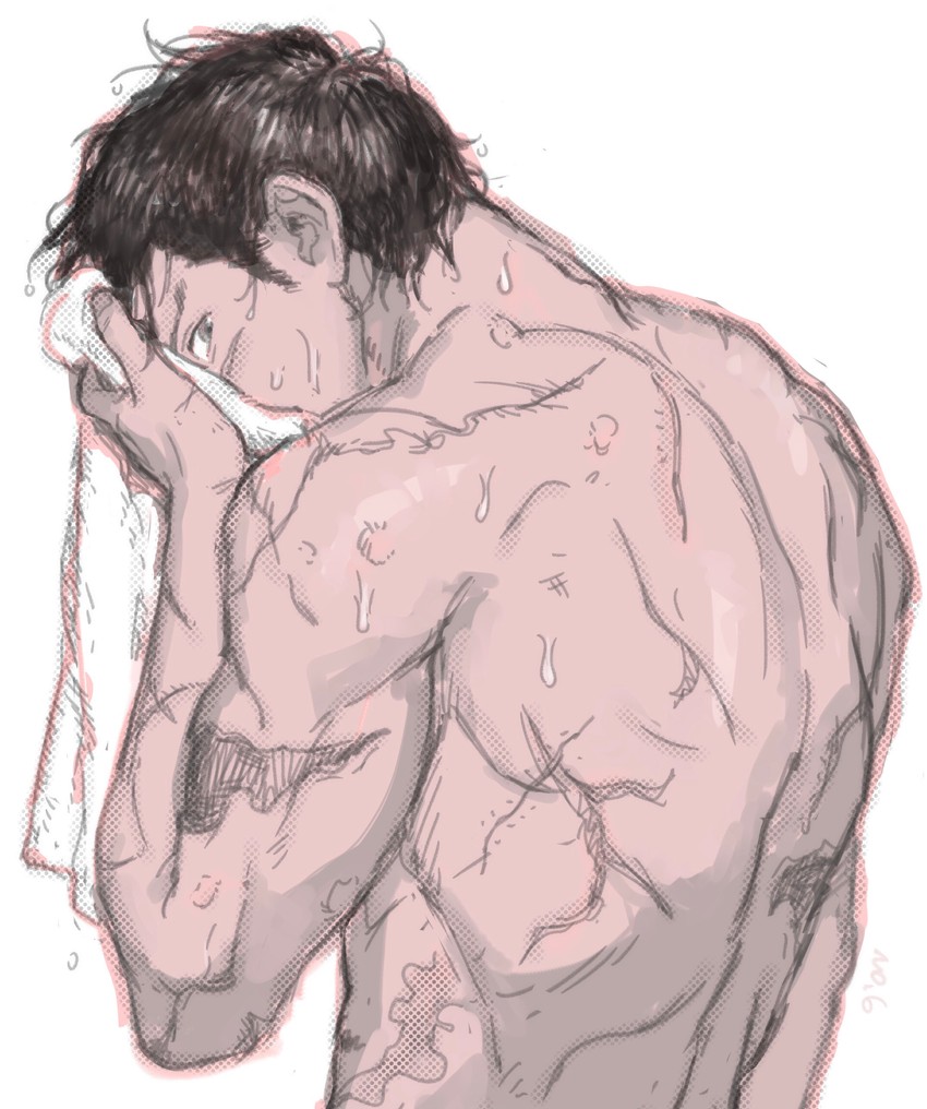 sugimoto saichi (golden kamuy) drawn by no.6_(numberr_6)