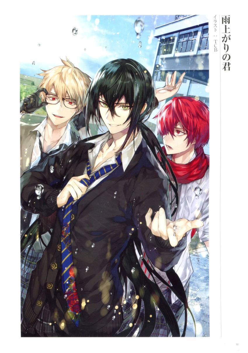 yan qing, fuuma kotarou, jekyll and hyde, and hyde (fate and 1 more) drawn by tcb
