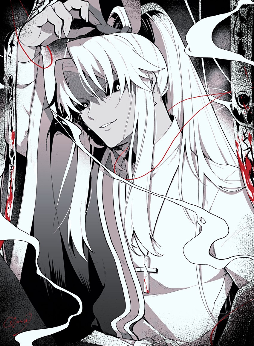 amakusa shirou (fate and 2 more) drawn by vanpiru_jun