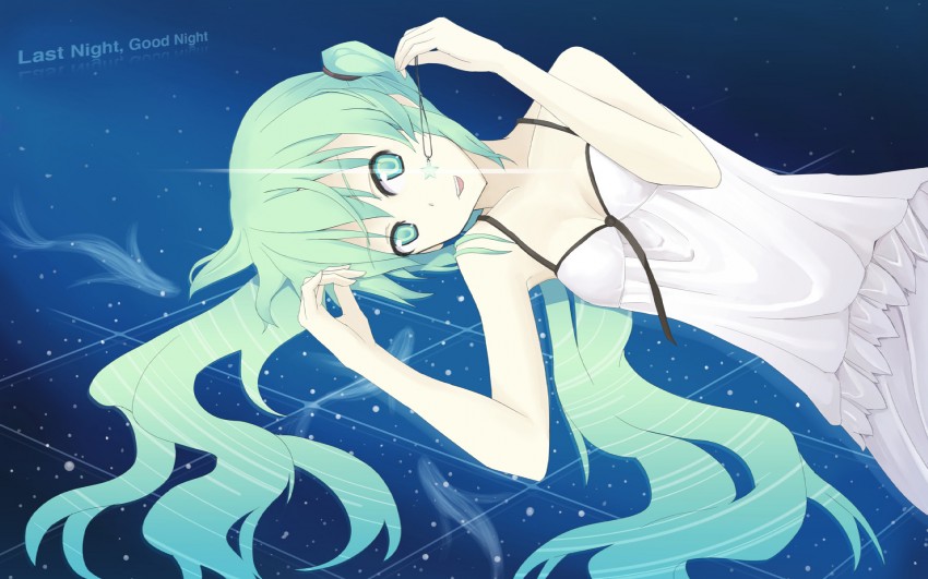 hatsune miku (vocaloid and 1 more) drawn by powhu