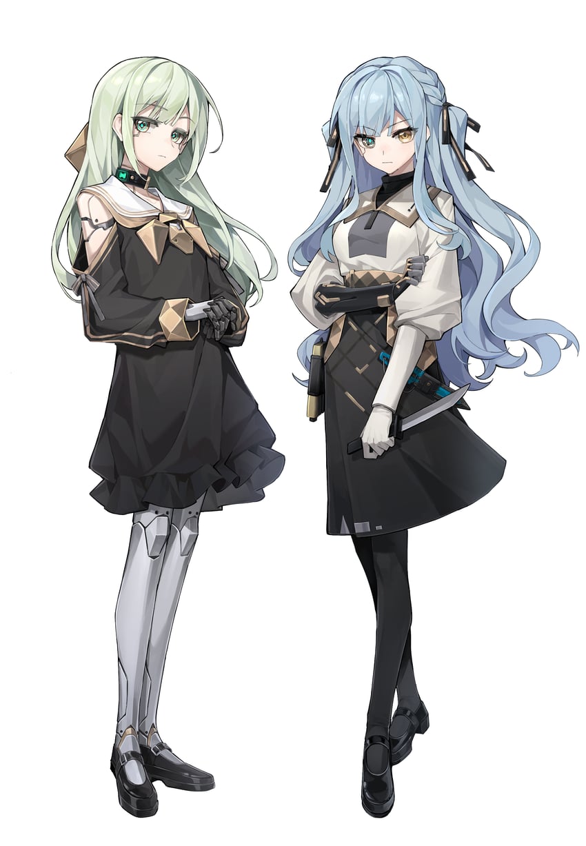 togawa sakiko and wakaba mutsumi (bang dream! and 1 more) drawn by caoshichong