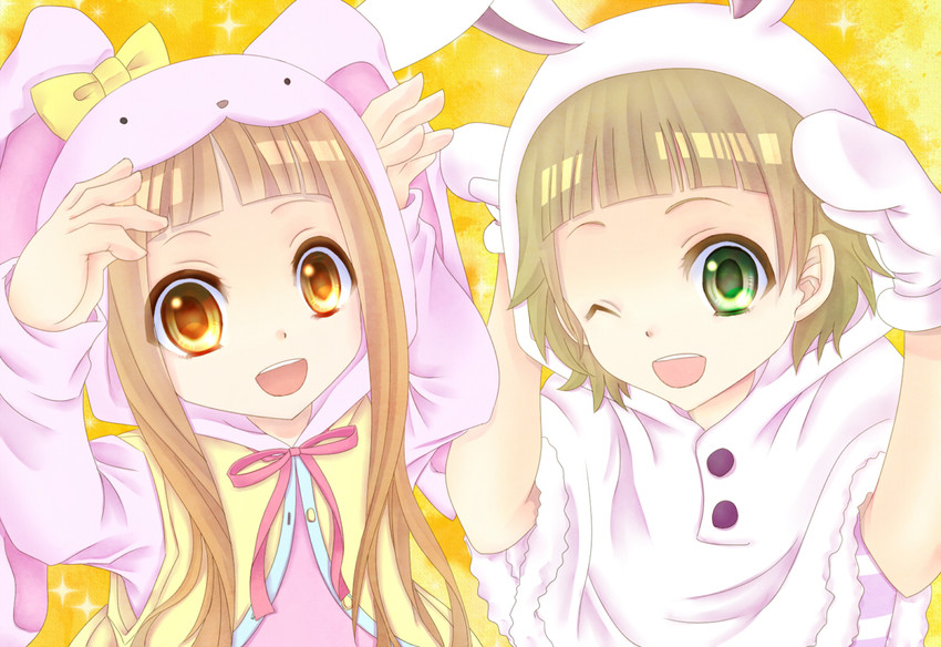 ichihara nina and himeno kanon (idolmaster and 2 more) drawn by shinobu1132