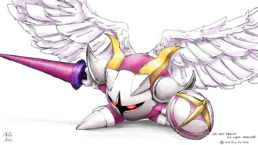 galacta knight (kirby and 1 more) drawn by raimu_(ankohome)