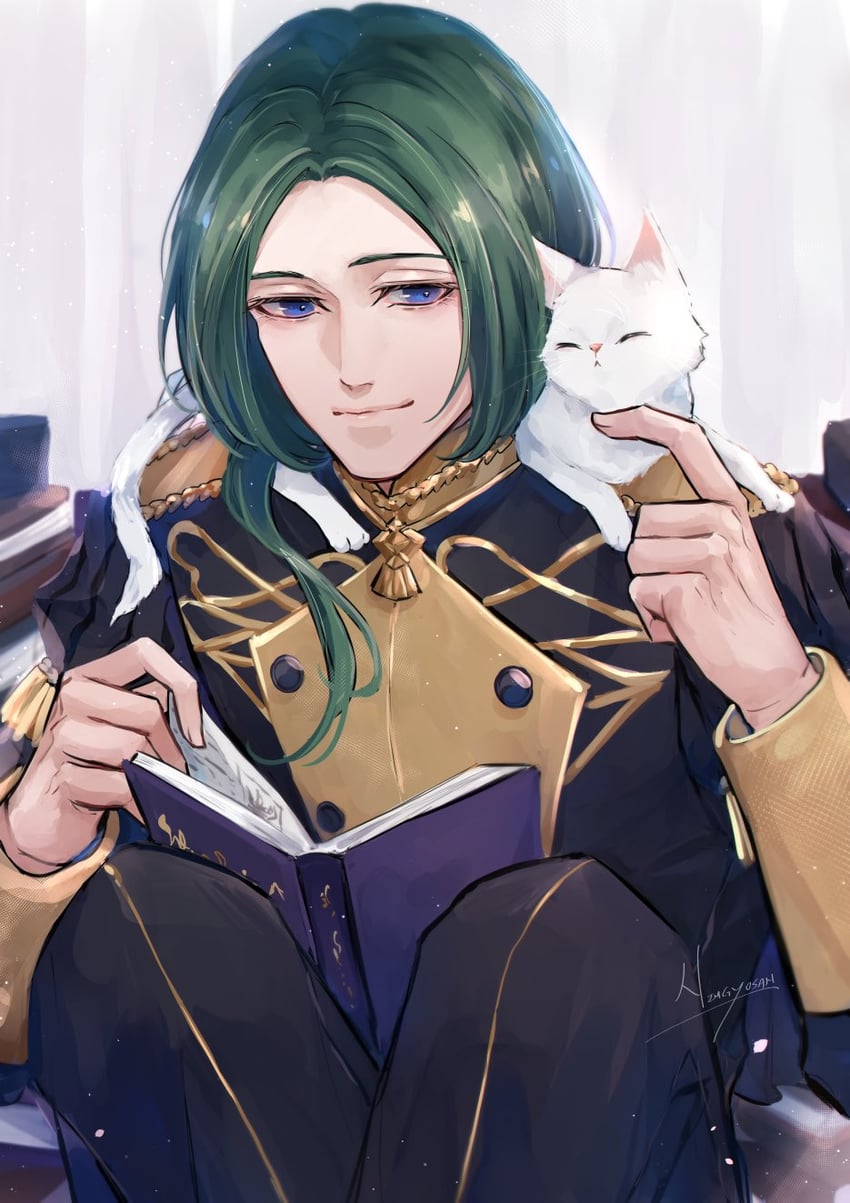 linhardt von hevring (fire emblem and 1 more) drawn by ningyo