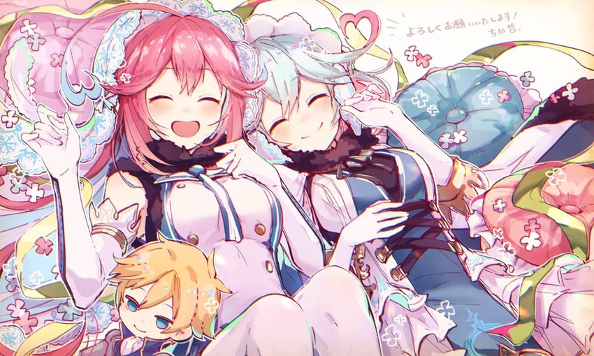 moa, fraise, and eve (ta ga tame no alchemist) drawn by chikatetsu