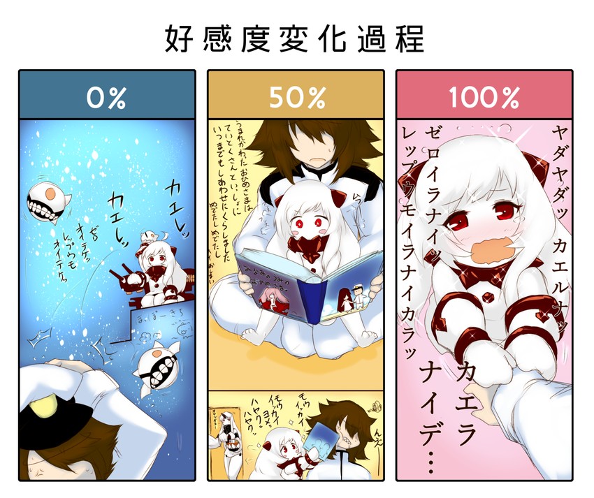 admiral, northern ocean princess, seaport princess, and southern ocean war princess (kantai collection) drawn by dandara_(karakure)