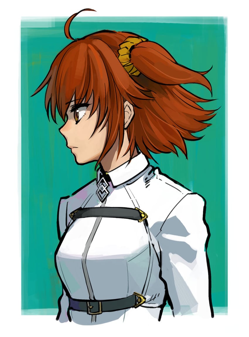 fujimaru ritsuka (fate and 1 more) drawn by b_suke