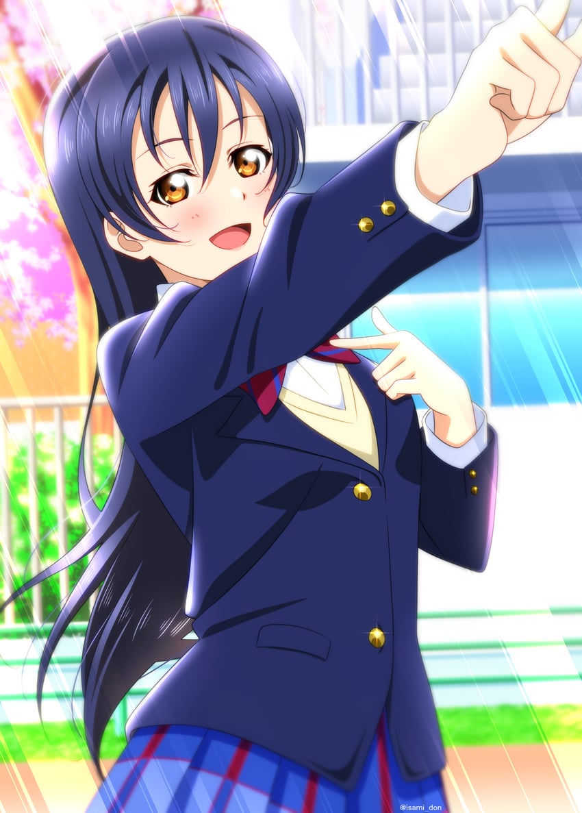 sonoda umi (love live! and 1 more) drawn by isami_don