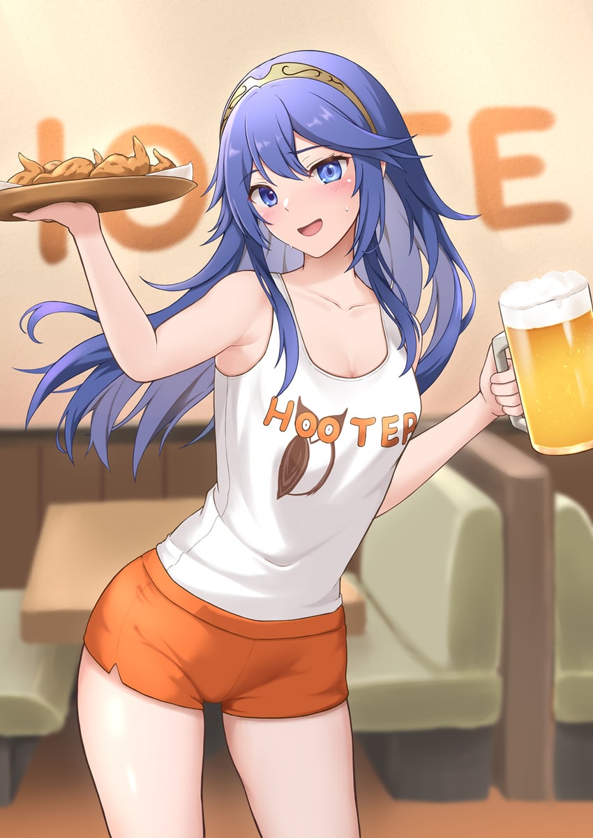 lucina and hootie the owl (fire emblem and 2 more) drawn by takaneko