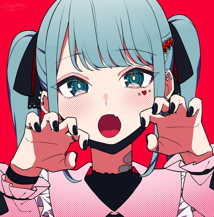 hatsune miku (vocaloid and 1 more) drawn by odd_(miyoru)