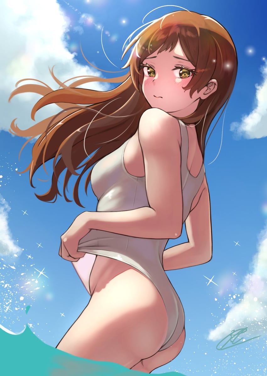 kitazawa shiho (idolmaster and 1 more) drawn by c_(theta)