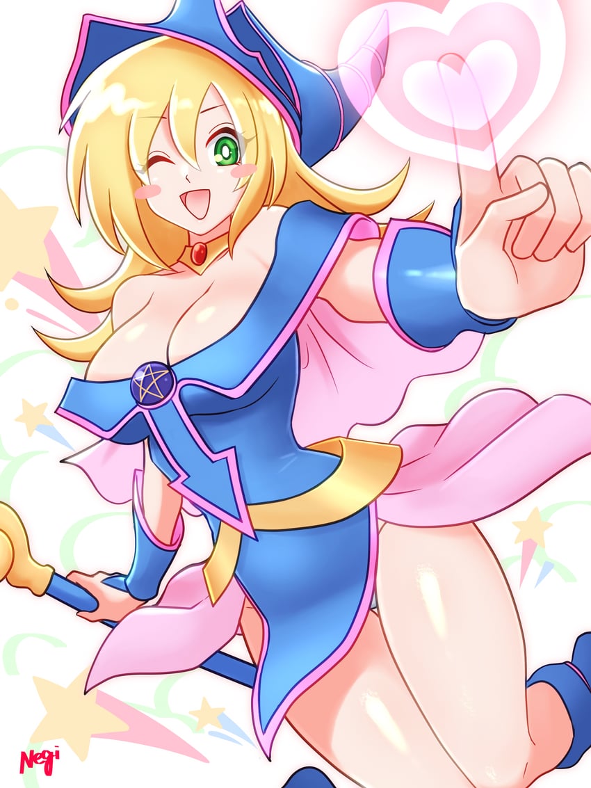 dark magician girl (yu-gi-oh!) drawn by negi_7crowns