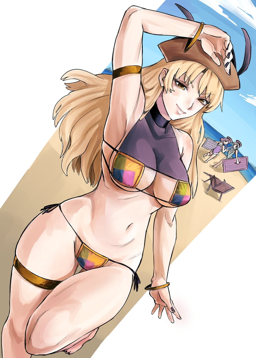 matara okina, nishida satono, and teireida mai (touhou) drawn by axel_hi