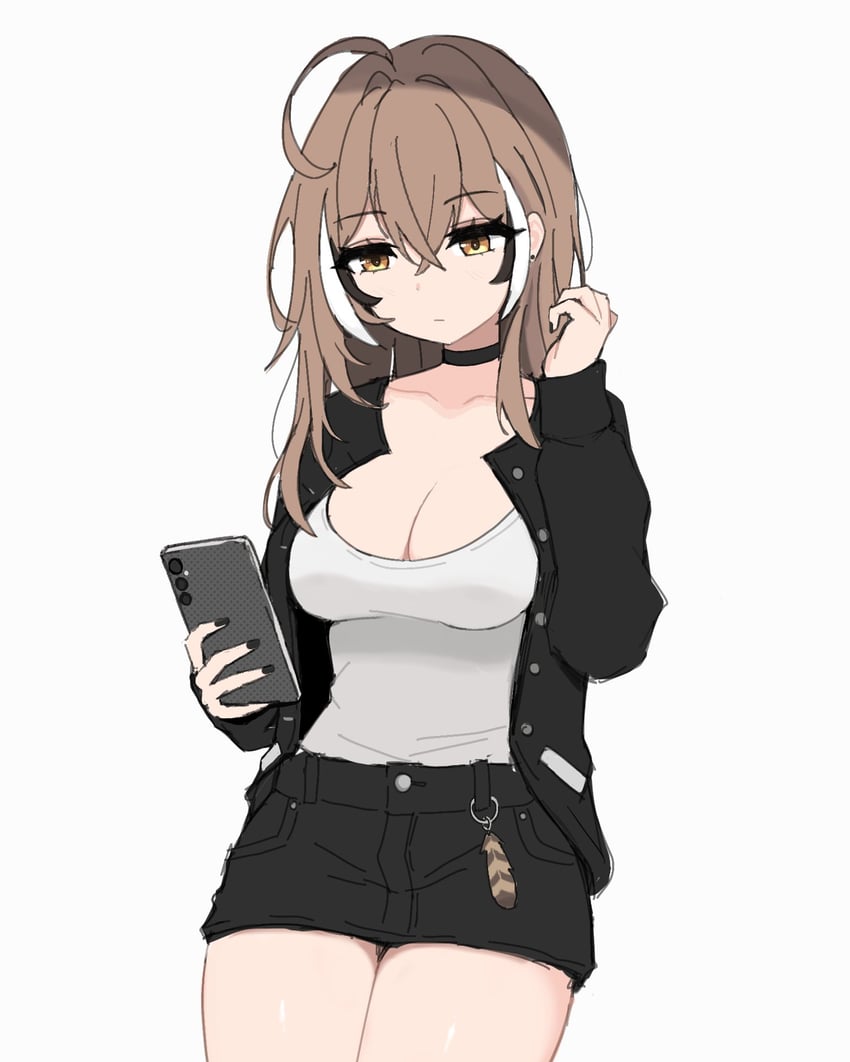 nanashi mumei (hololive and 1 more) drawn by m_r_b