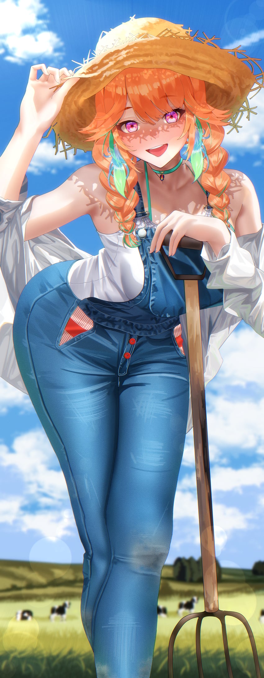 takanashi kiara (hololive and 1 more) drawn by 404_(pixiv_94263879)