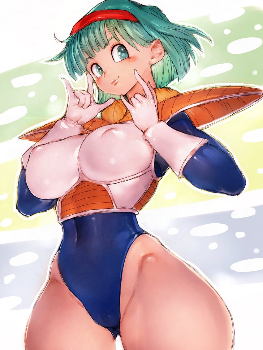 bulma (dragon ball and 1 more) drawn by fumio_(rsqkr)