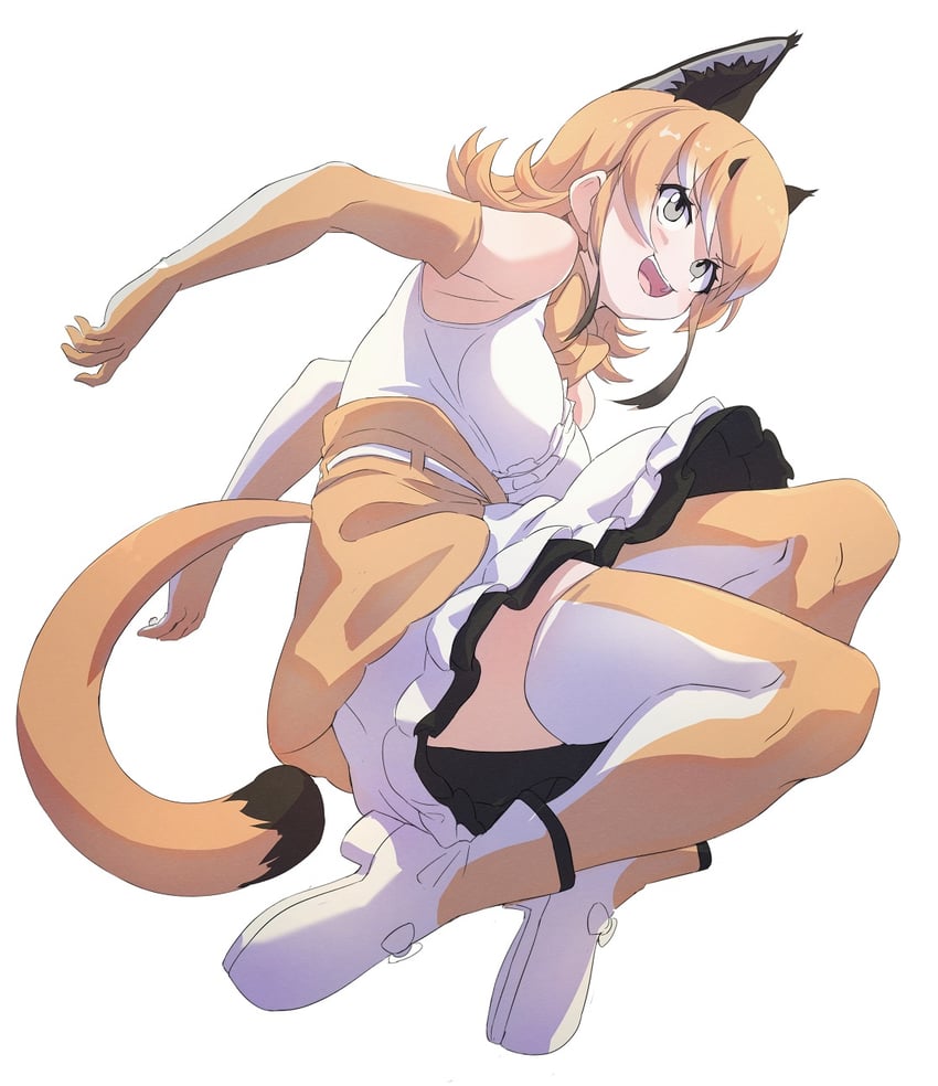 caracal (kemono friends and 1 more) drawn by lowlandgorilla