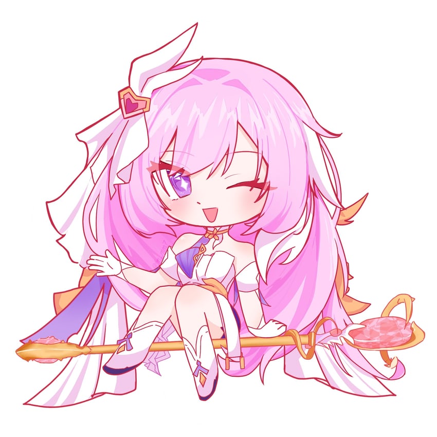 elysia (honkai and 1 more) drawn by fm_mm7