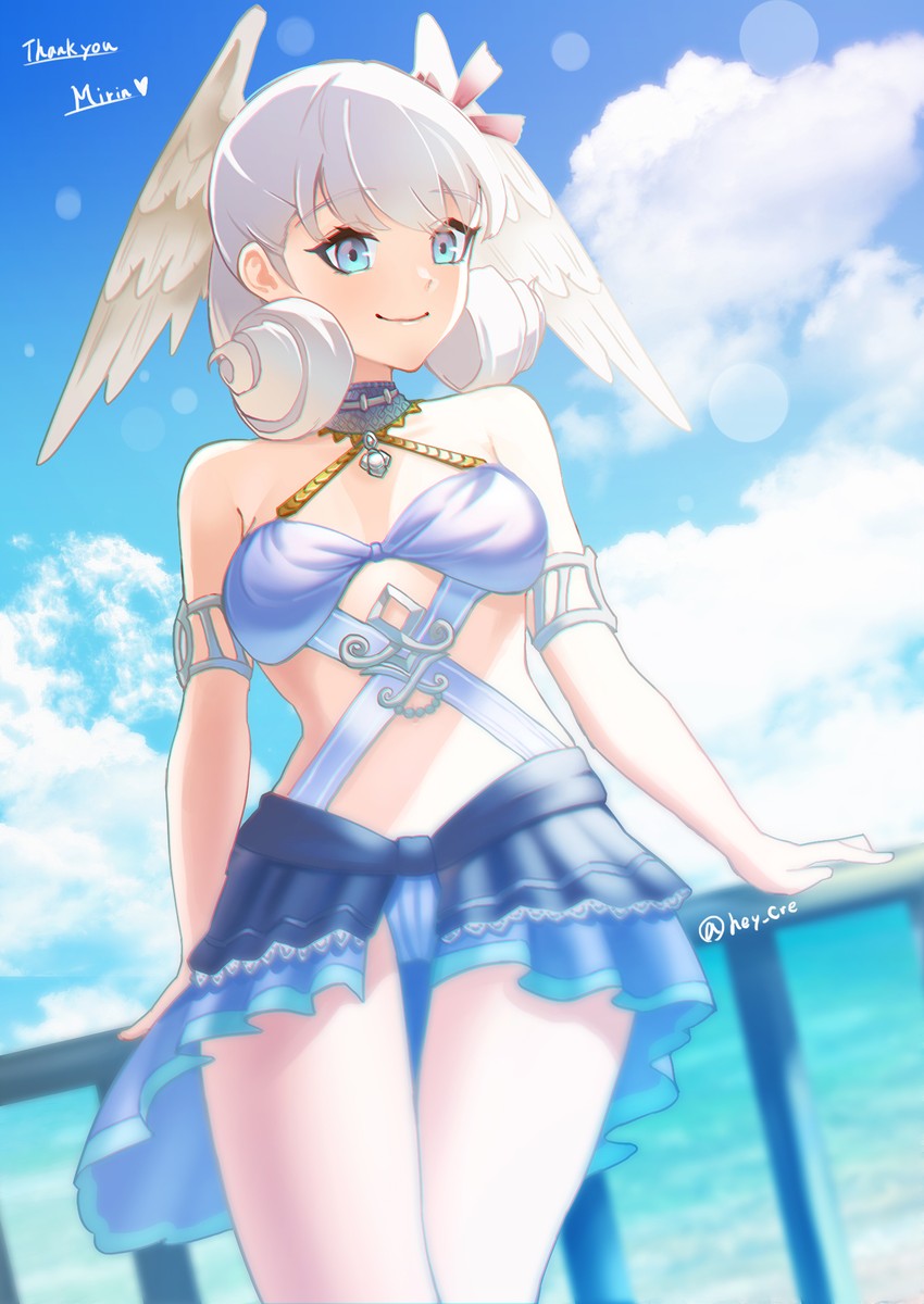 melia antiqua (xenoblade chronicles and 1 more) drawn by hey_cre