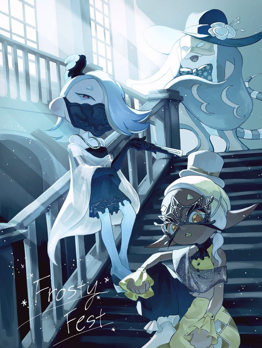 shiver, frye, and big man (splatoon and 1 more) drawn by teo_(teorekka)