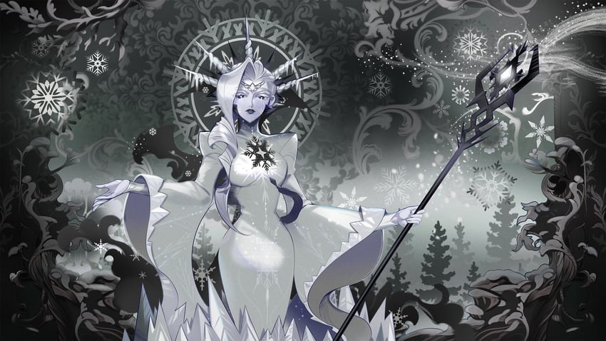 frost queen cookie (cookie run) drawn by bandal