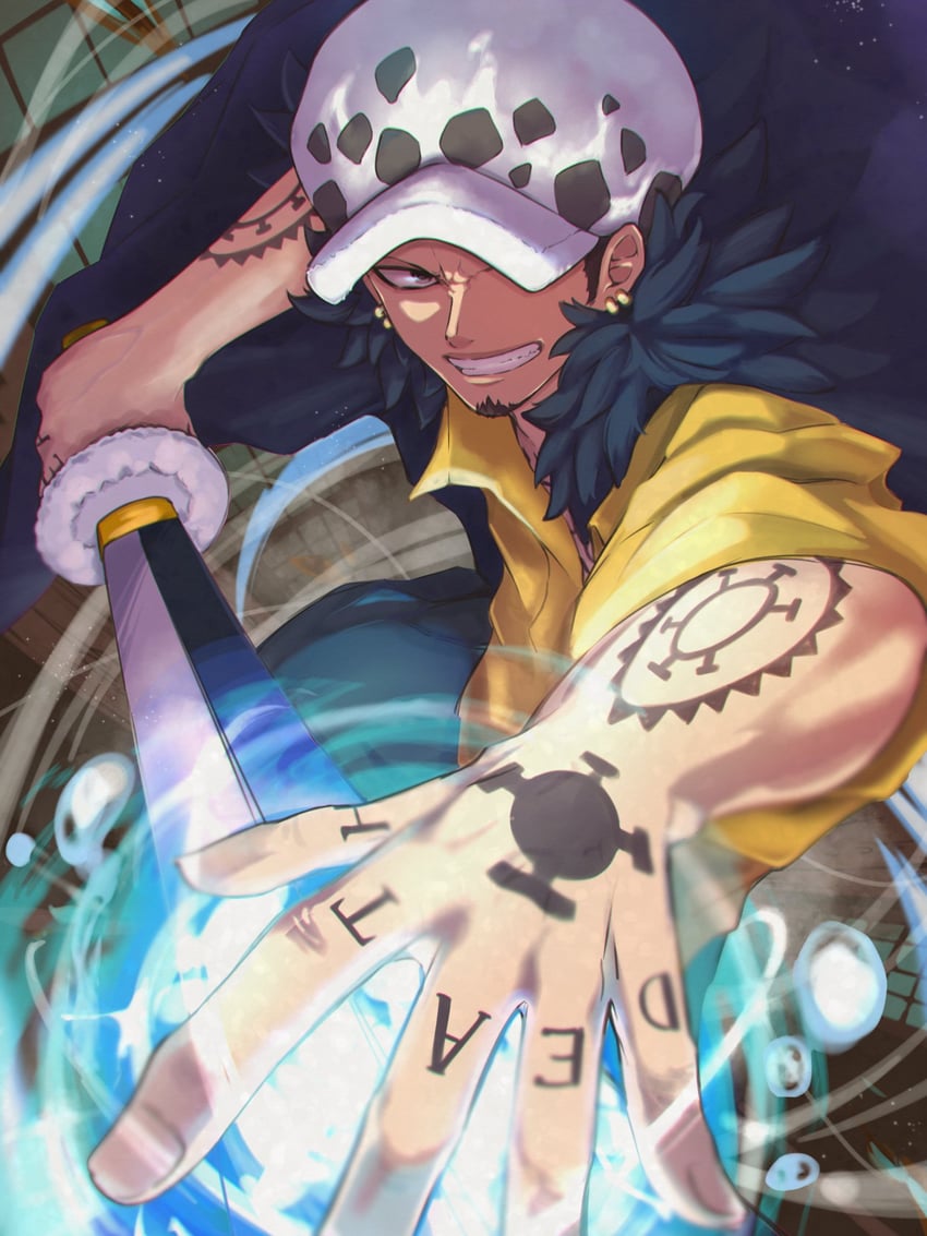 trafalgar law (one piece) drawn by smith_(smi_op)