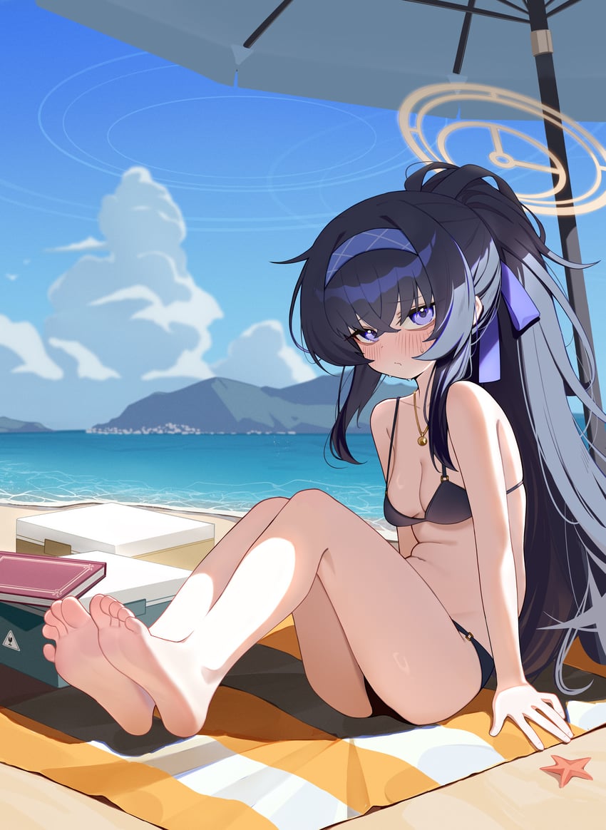 ui (blue archive) drawn by xiaoyu_chiaki