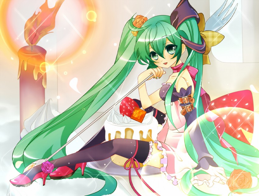 hatsune miku (vocaloid and 1 more) drawn by nekosugi_(hoshi)