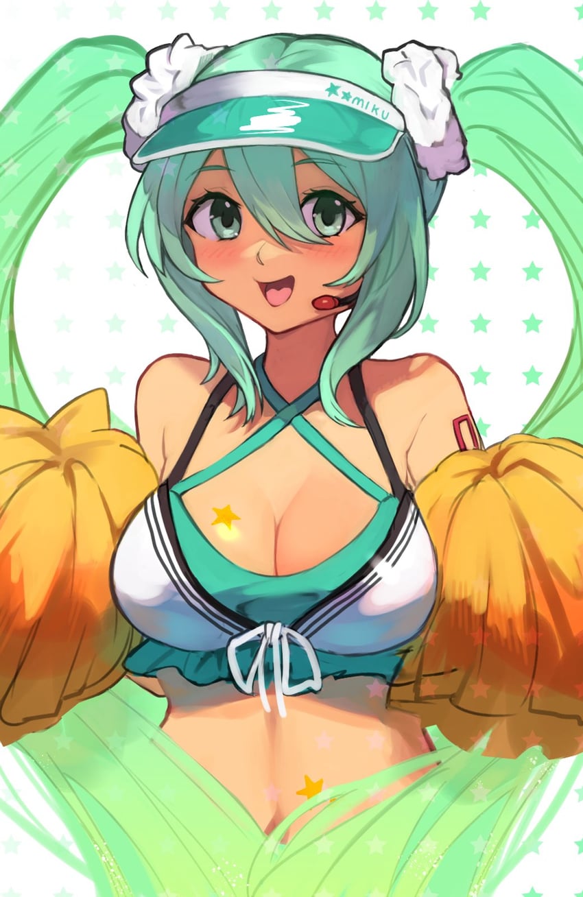 hatsune miku (vocaloid and 1 more) drawn by r123