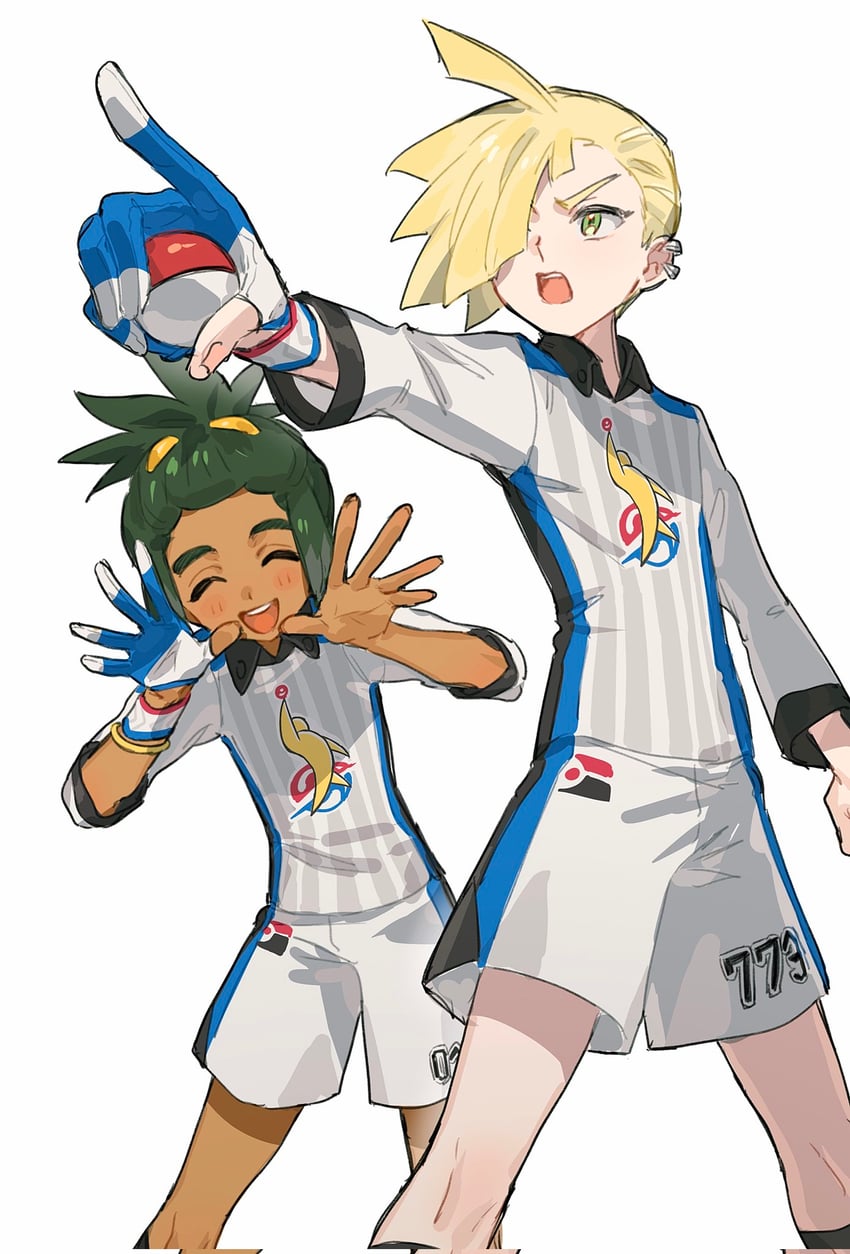 gladion and hau (pokemon and 2 more) drawn by fua1heyvot4ifsr