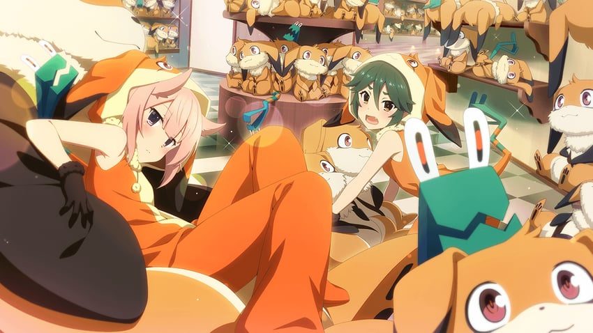 mashiko kaoru, nene, and fujimaki minaki (toji no miko and 1 more)