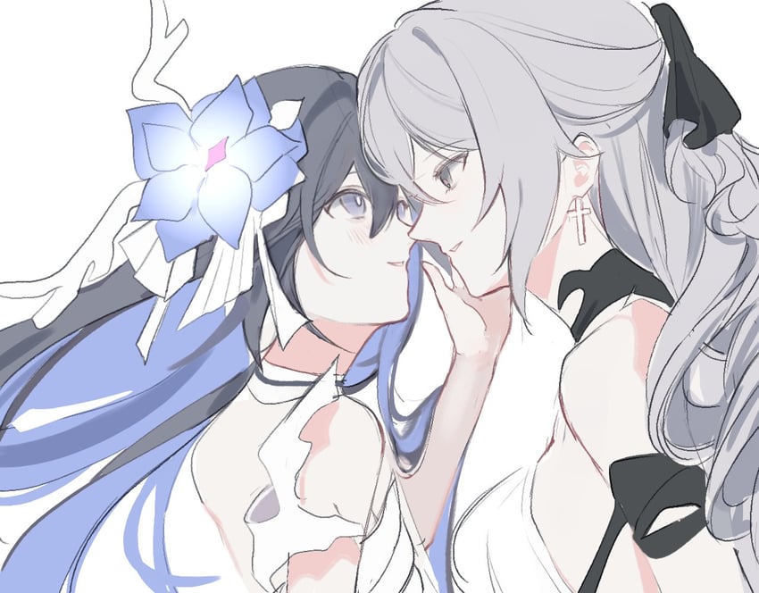 bronya zaychik and seele vollerei (honkai and 1 more) drawn by oldsprout1108