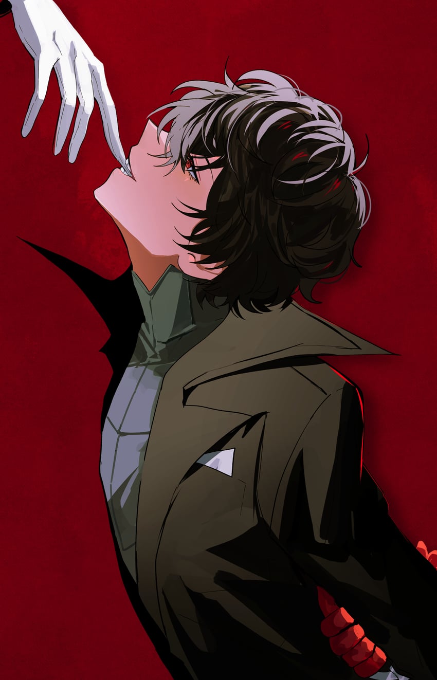 amamiya ren and joker (persona and 1 more) drawn by fsmaichobpeg0