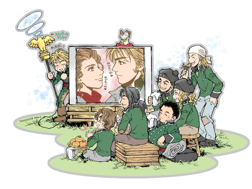 richard sharpe, patrick harper, francis cooper, isaiah tongue, rifleman perkins, and 3 more (sharpe) drawn by shimazu_ren