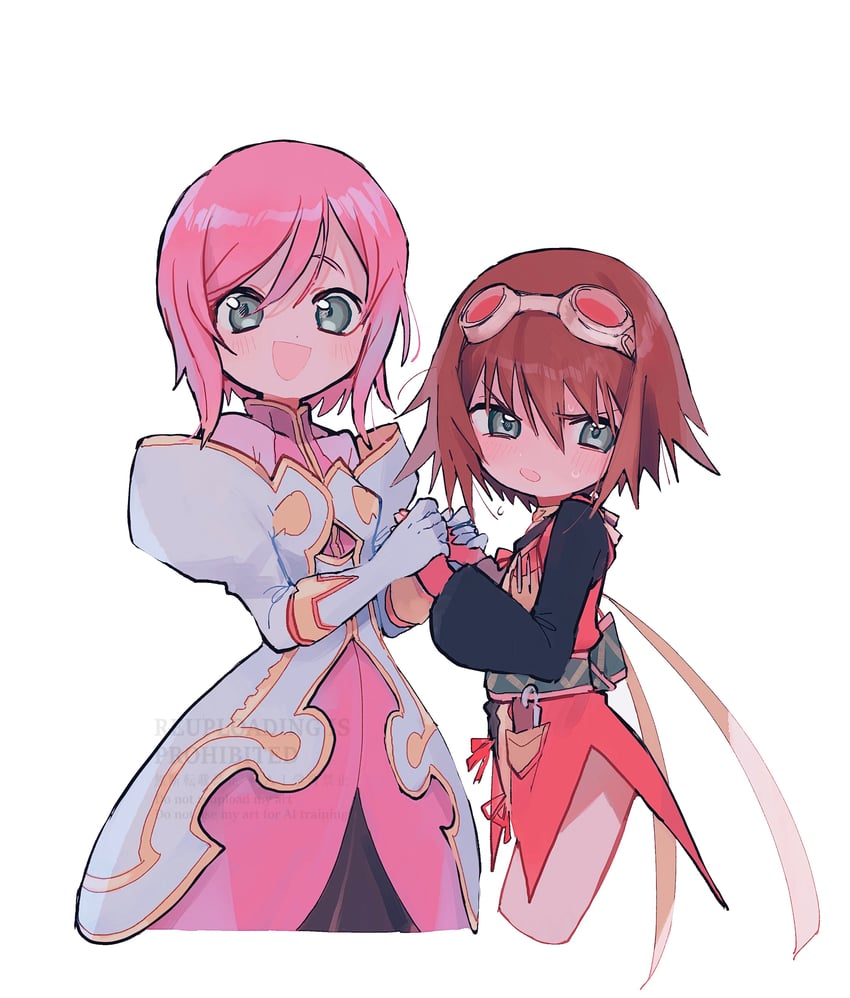 estellise sidos heurassein and rita mordio (tales of and 1 more) drawn by nancykittyu