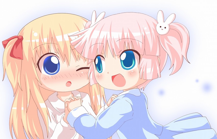 toshinou kyouko and yoshikawa chinatsu (yuruyuri) drawn by kagerou_(kers)