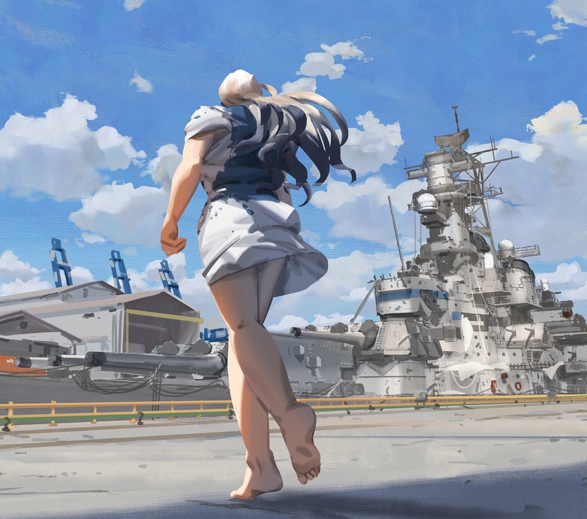 uss missouri (original and 1 more) drawn by ye_fan